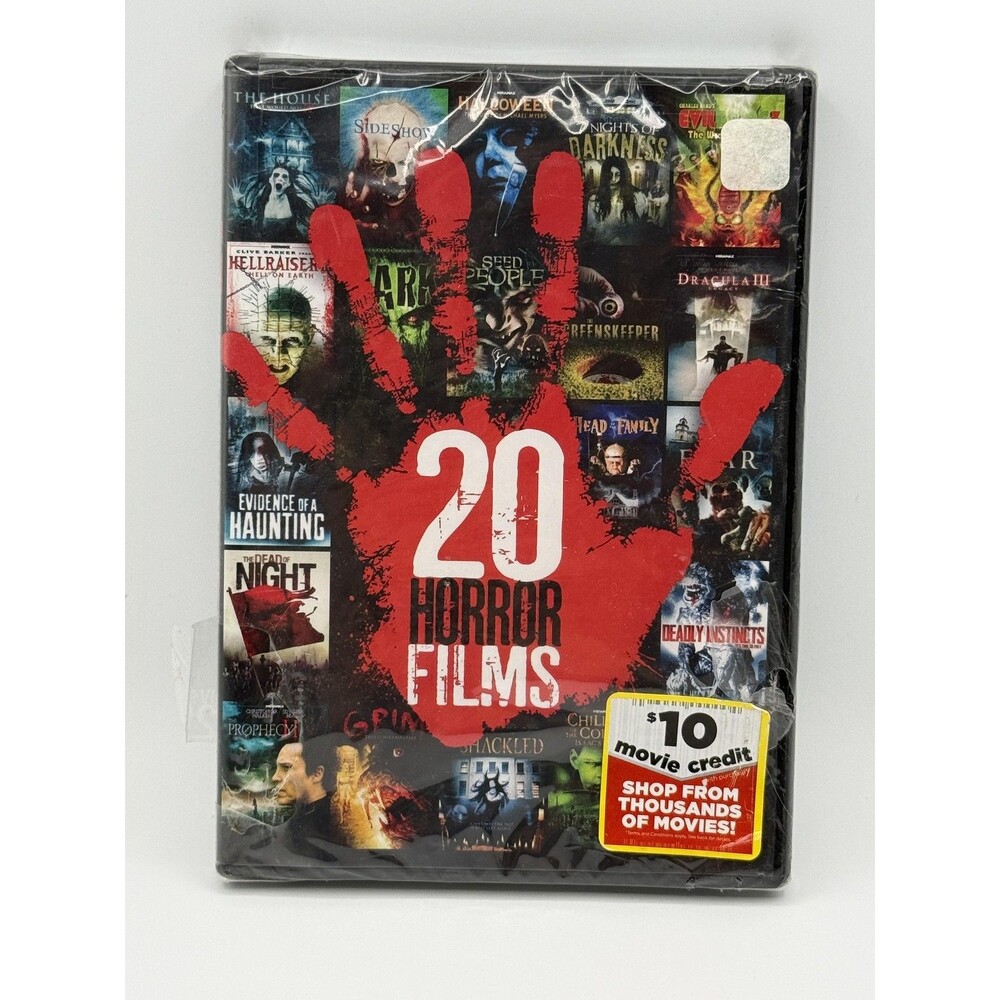 20 Horror Films DVD Box Set Horror Collection Echo Bridge Widescreen Movie Pack